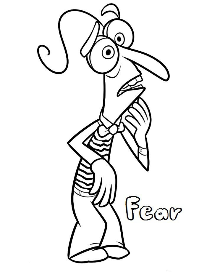 Inside out coloring pages