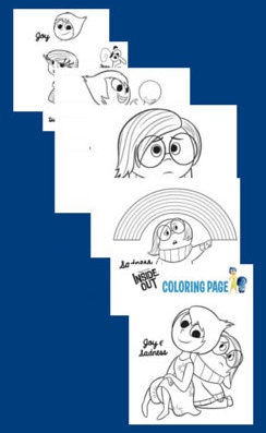 Inside out free printable activity book
