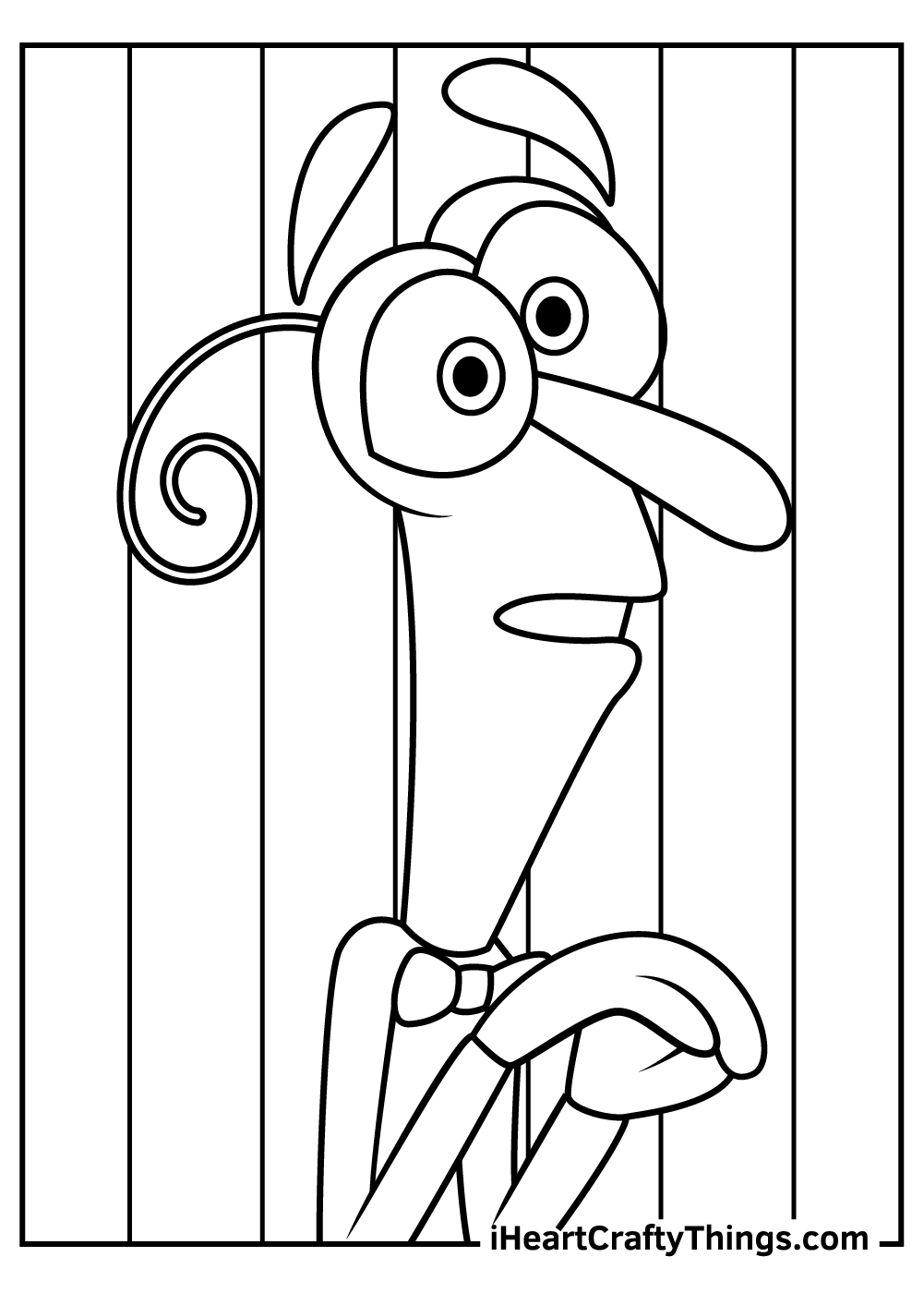 Inside out coloring pages free printables