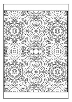 Intricate tile patterns to color printable tiles coloring pages unleashed