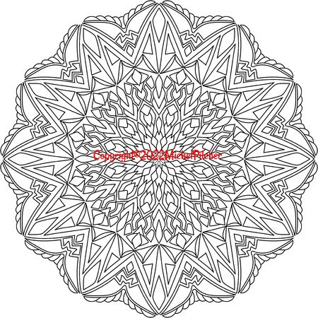 Intricate mandala