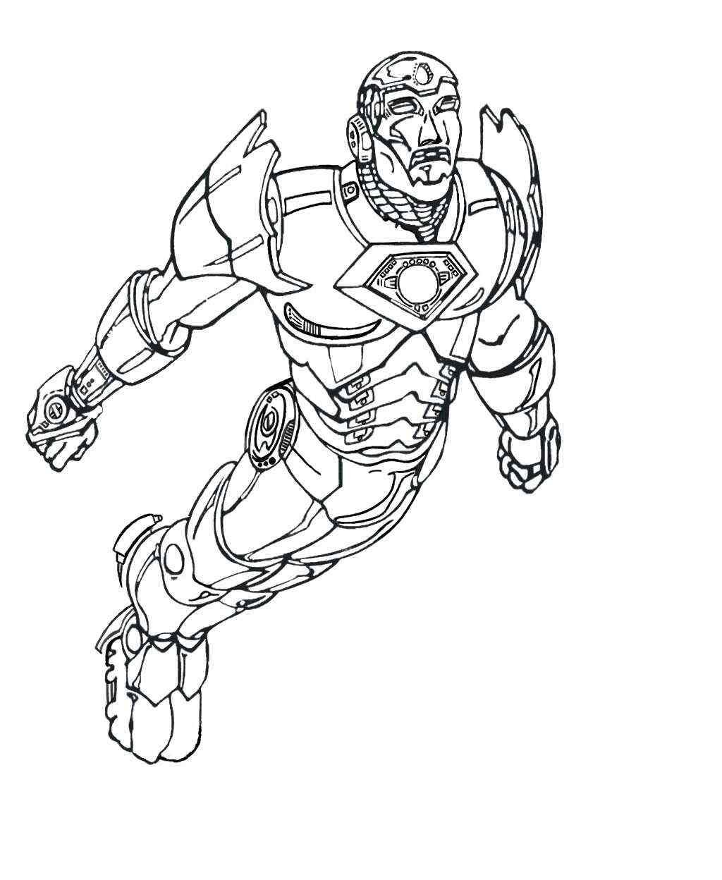 Iron man coloring pages printable for free download