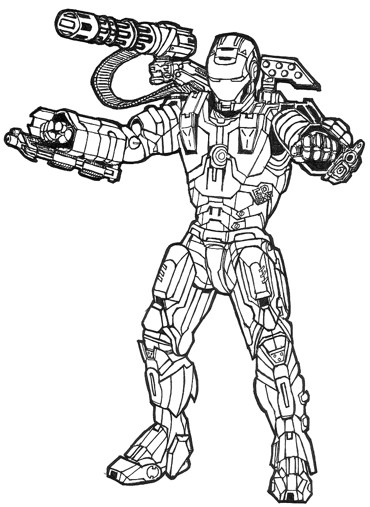 Iron man superheroes â free printable coloring pages