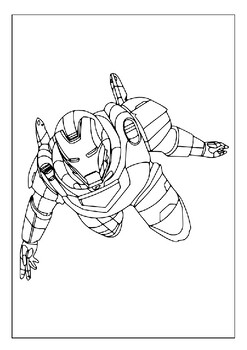 Printable iron man coloring sheets unleash your childs inner superhero