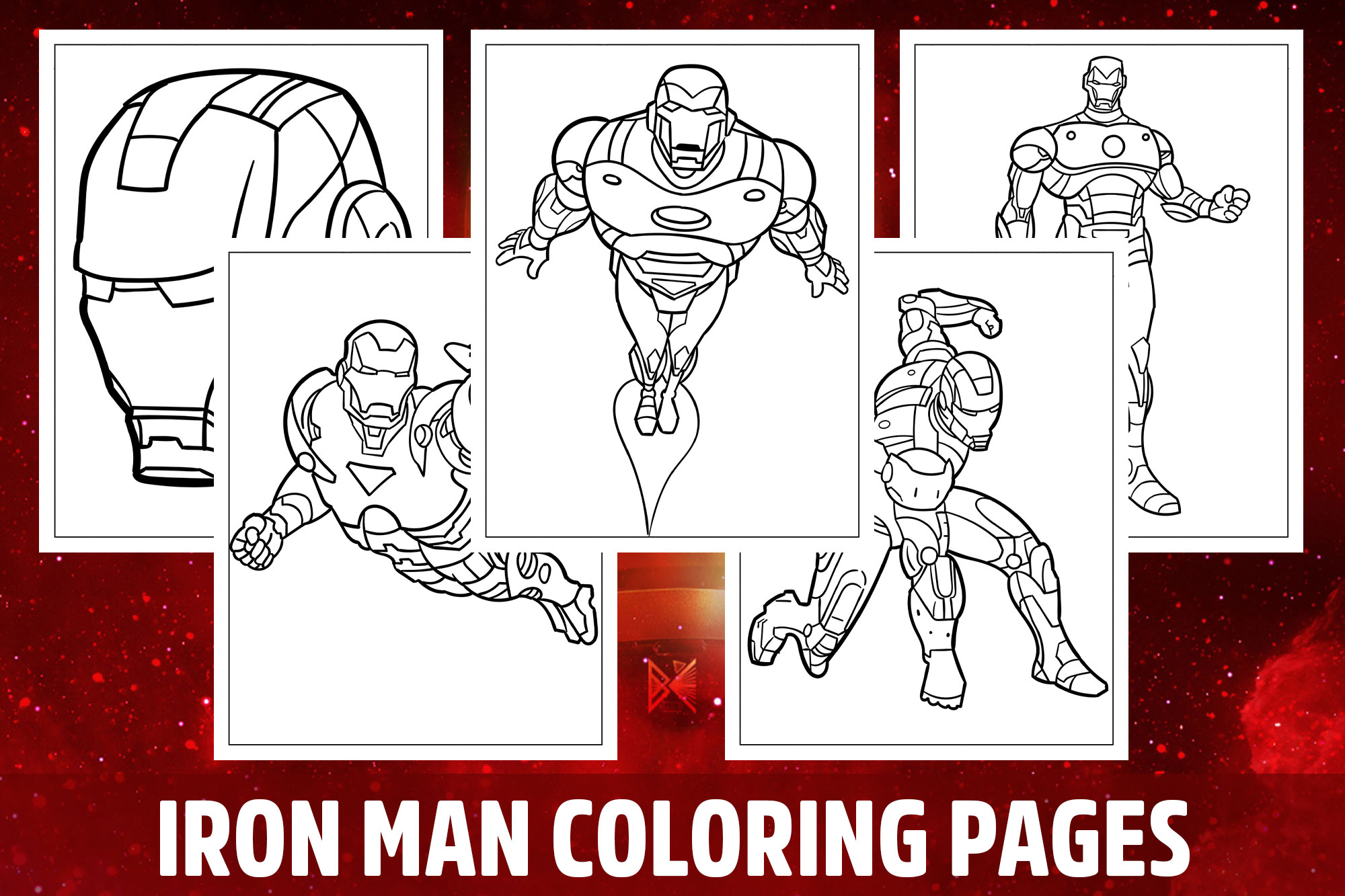 Iron man coloring pages for kids girls boys teens birthday school activity made by teachers