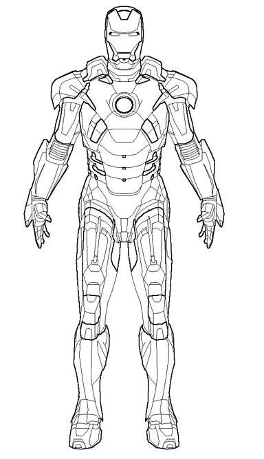 Coloring pages iron man coloring pages