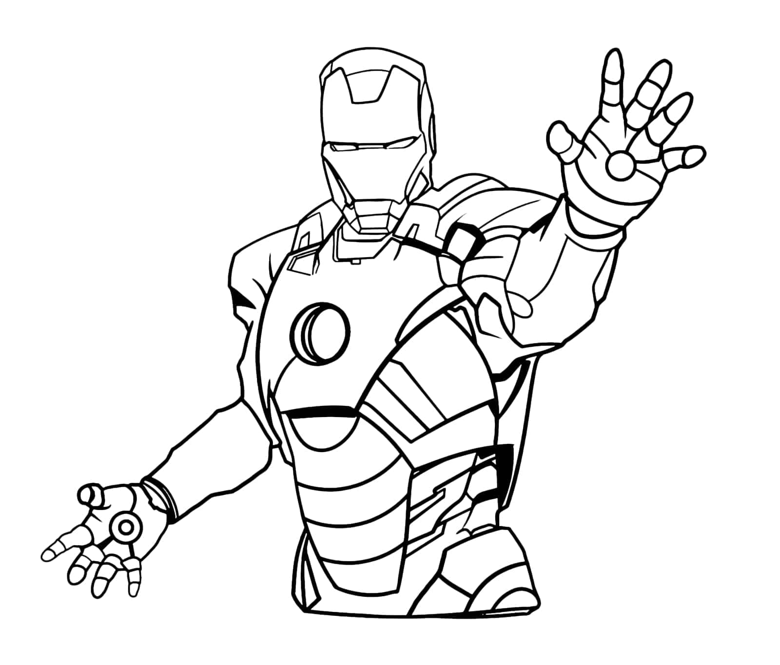 Iron man coloring pages images free printable