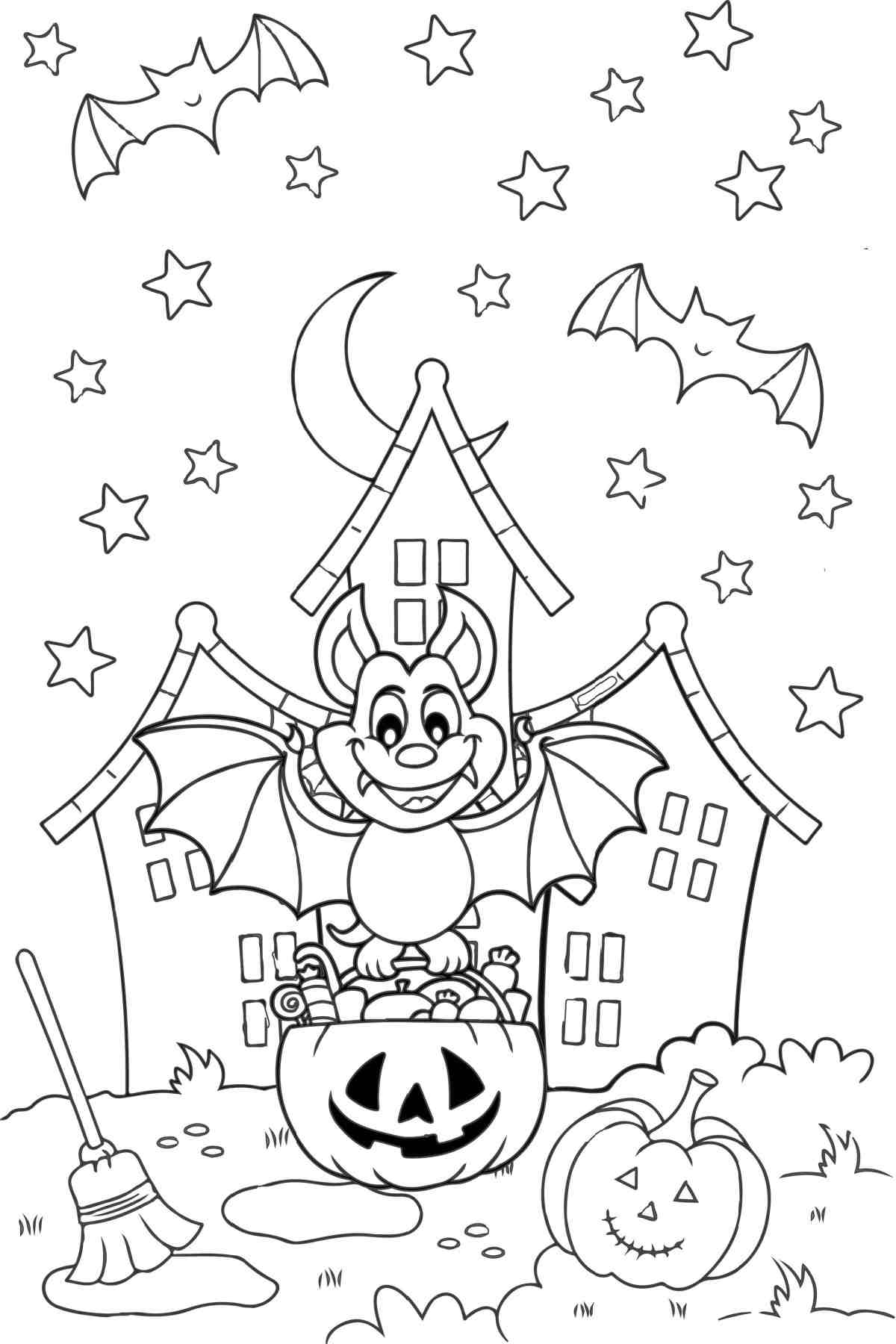 Get jack o lantern coloring pages