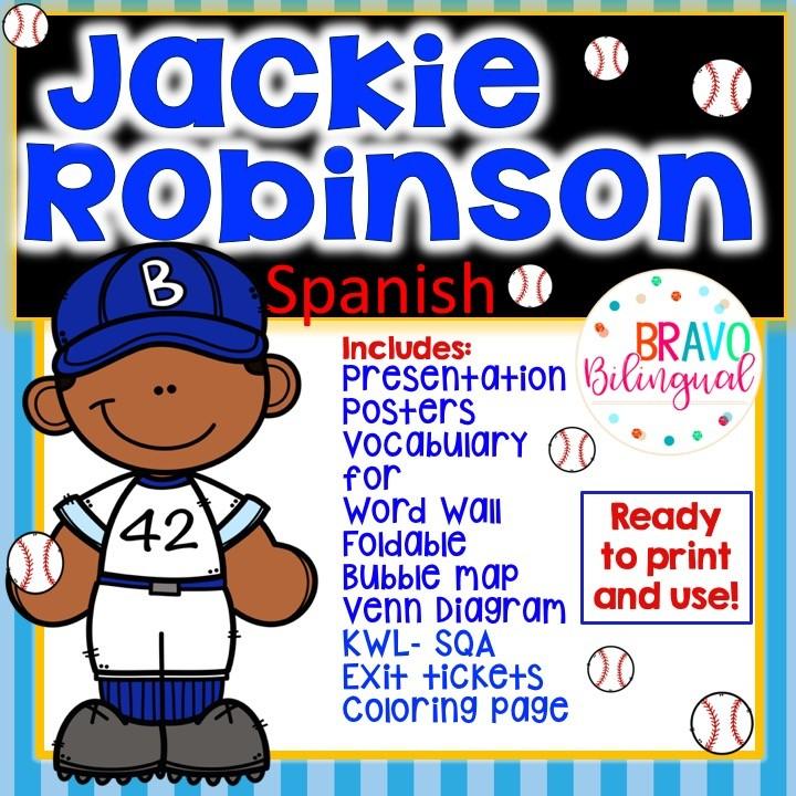 Jackie robinson facts and activities in spanish â bilingual marketplace