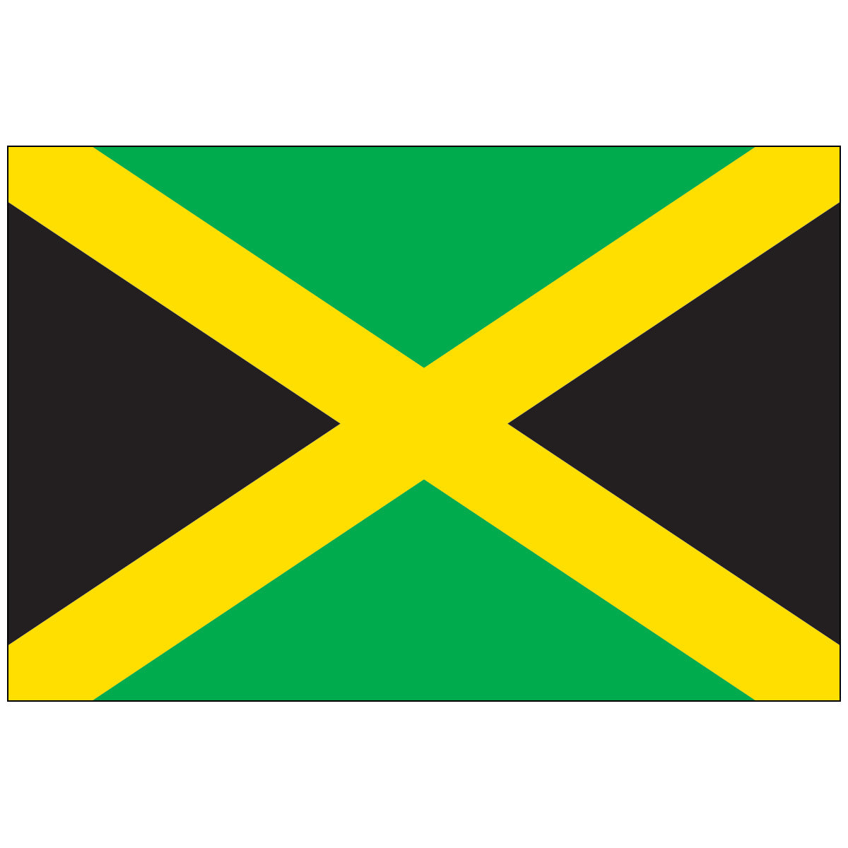 Jamaica flag x ft to x ft international flags for sale â flagsource southeast