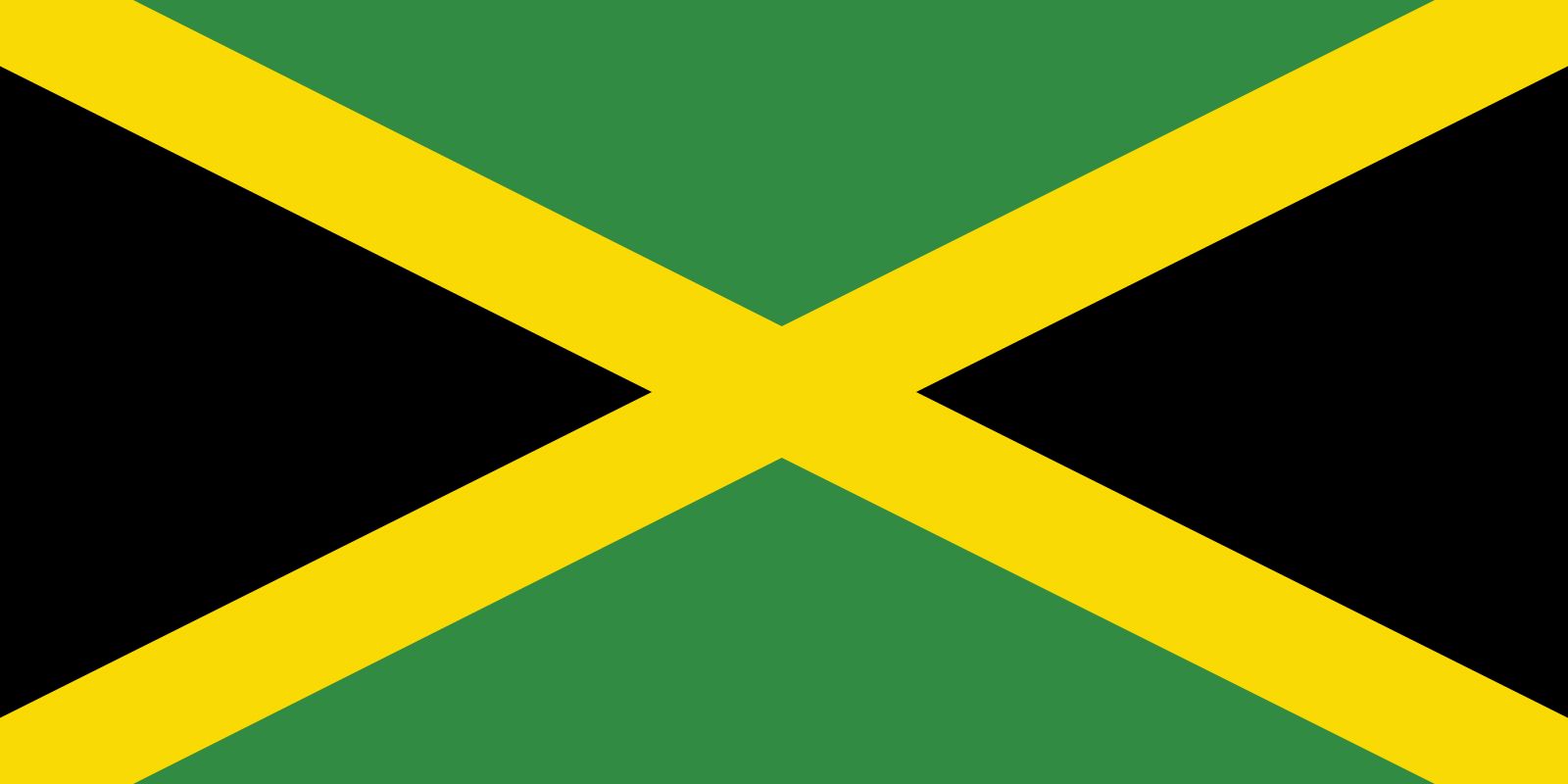 Flag of jamaica national symbols colors design