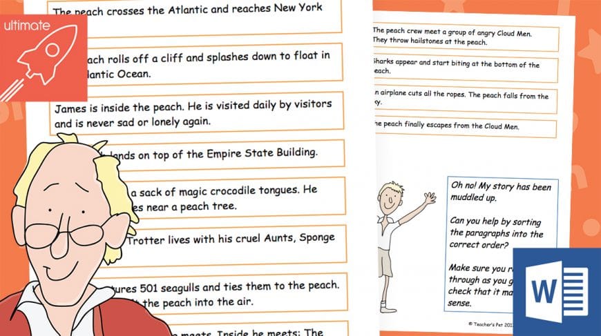Teachers pet james and the giant peach