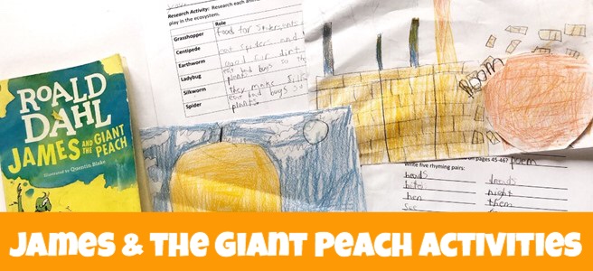 James and the giant peach fun activities