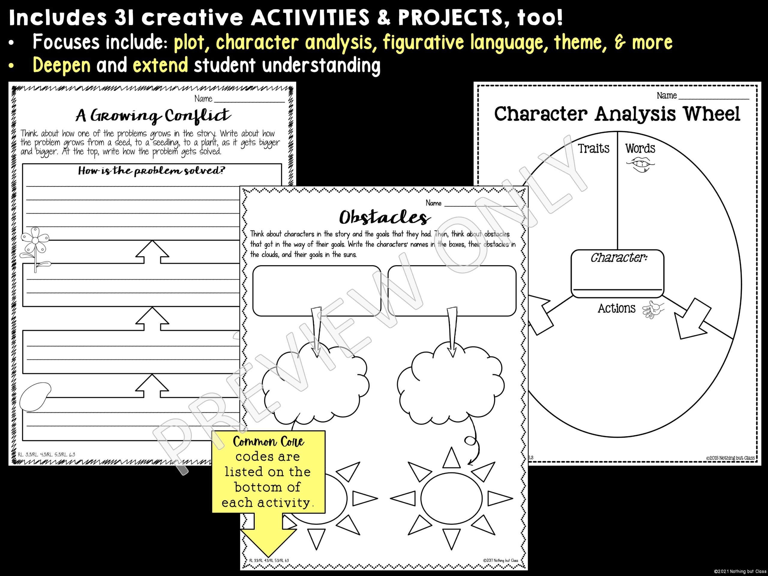 James and the giant peach novel study prehension and vocabulary with activities and tests made by teachers