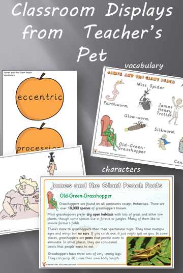 James and the giant peach teaching ideas