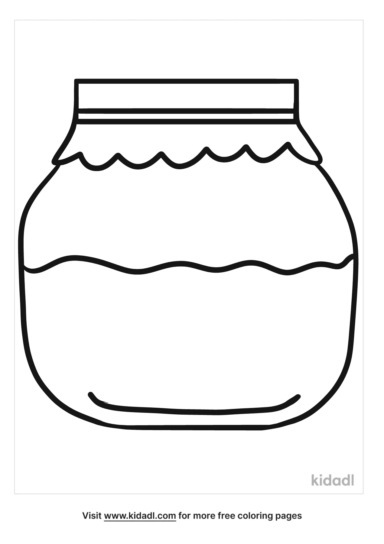 Free jar coloring page coloring page printables