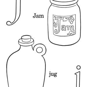 Letter j coloring pages printable for free download