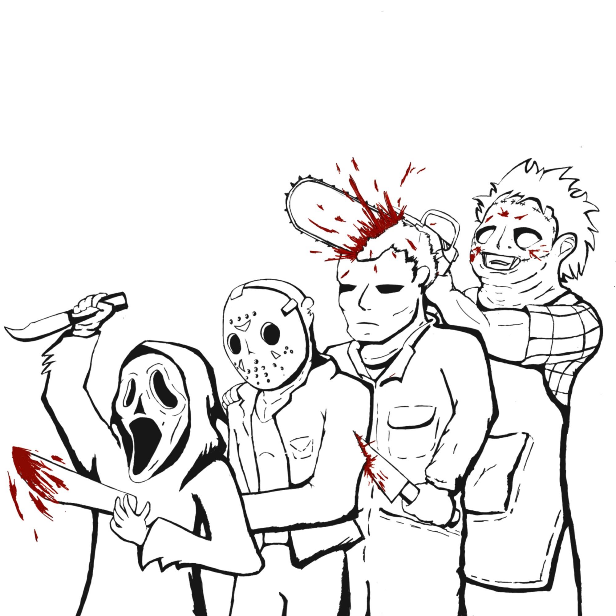 Slasher piece i made rdigitalart