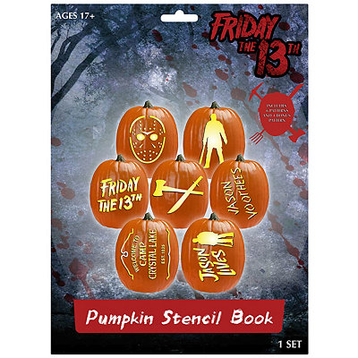 Friday the th pumpkin stencil book