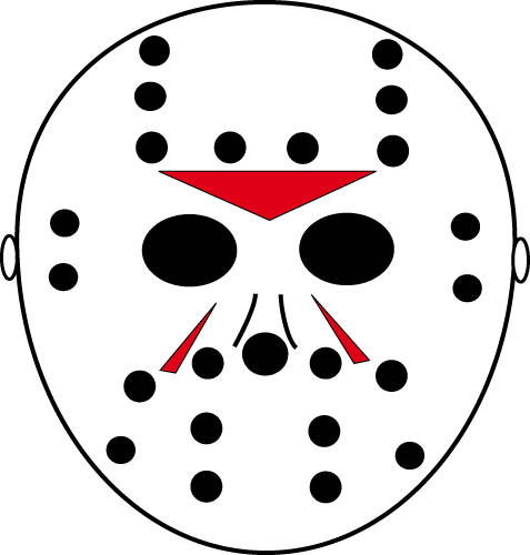 Jason pumpkin carving template