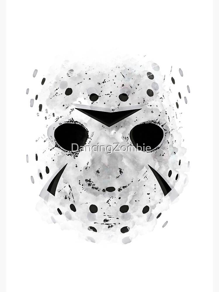 Jason voorhees mask canvas print for sale by dancingzombie