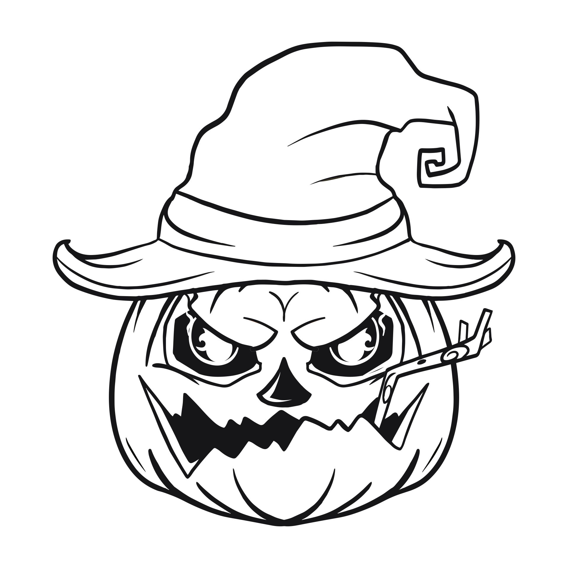 Best scary halloween coloring printables pdf for free at