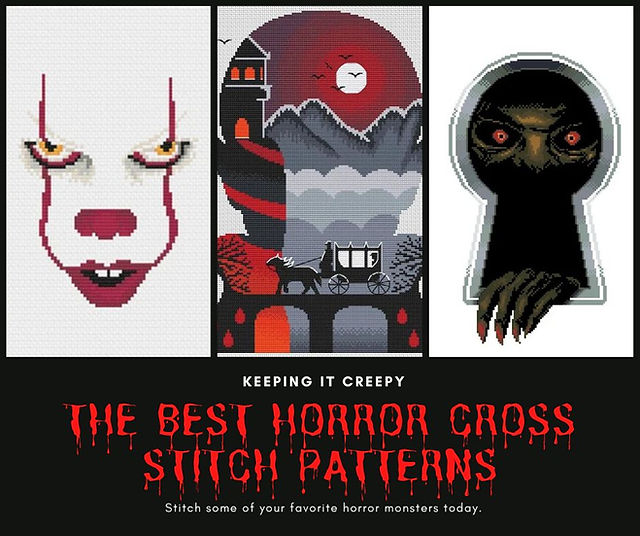 The best horror cross stitch patterns