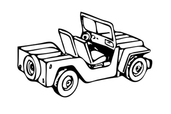 Free jeep coloring pages to print