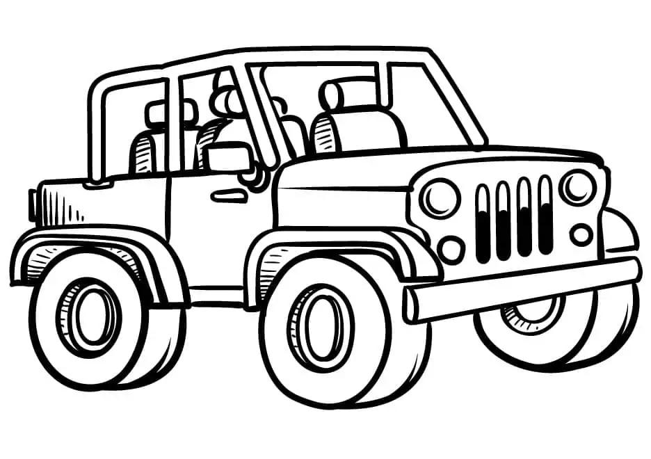 Jeep malvorlagen
