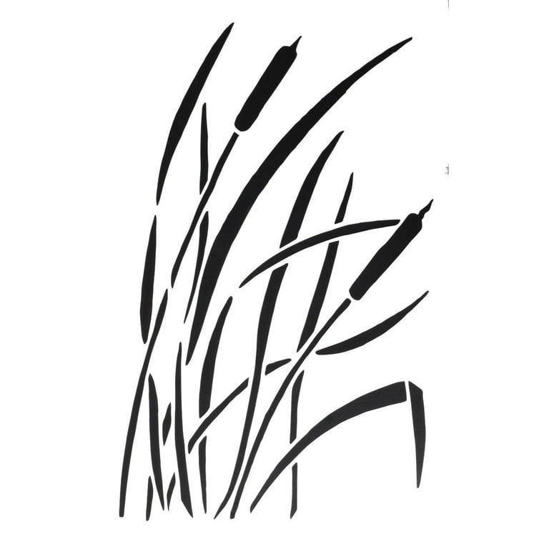 Pack cattail camo stencils diy gun duck blind jon boat jeep spray painting