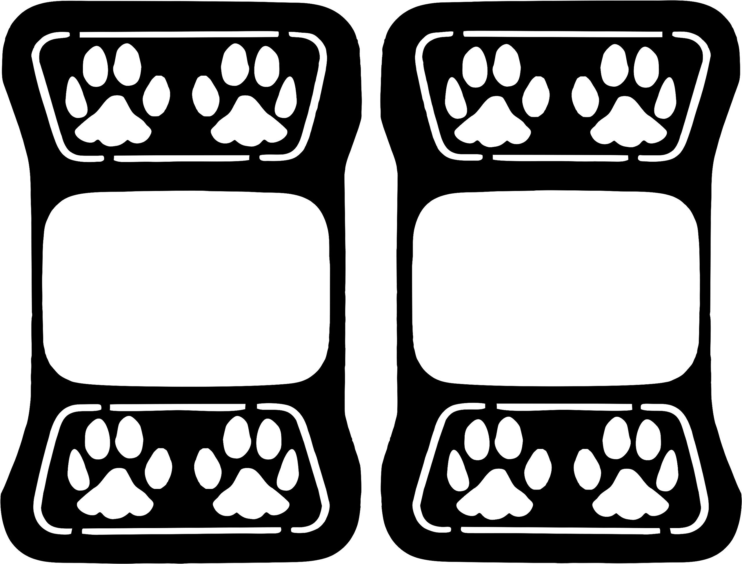 Jeeptails dog paw tail light covers patible with jeep gladiator