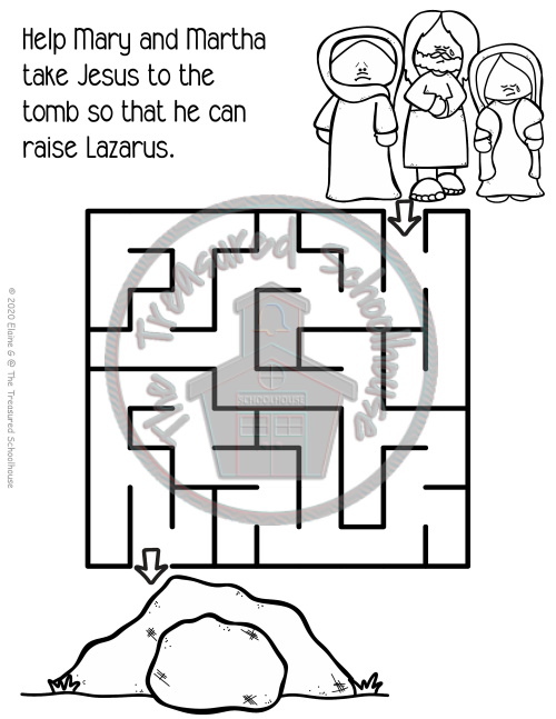 All about jesus raises lazarus made by teachers