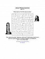 Jesus raises lazarus childrens sermons from serm