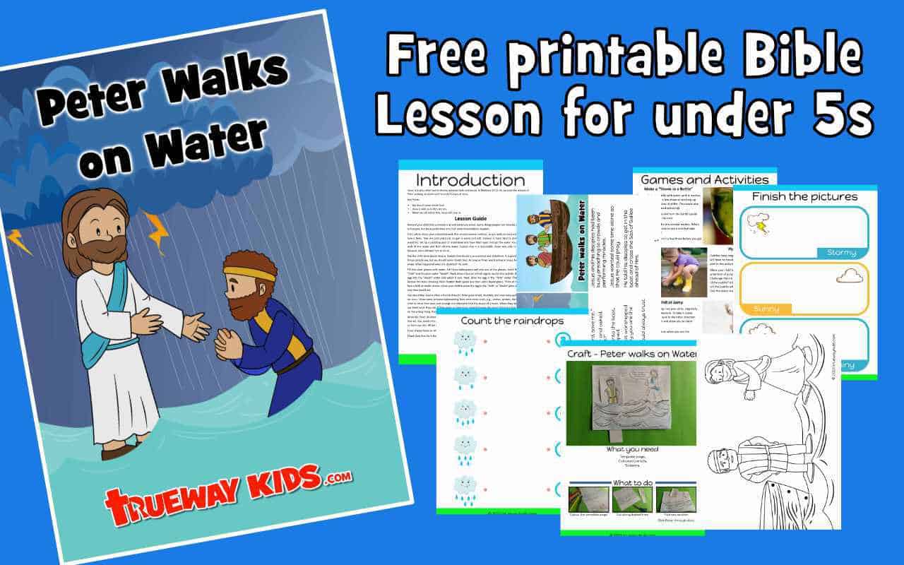 Peter walks on water