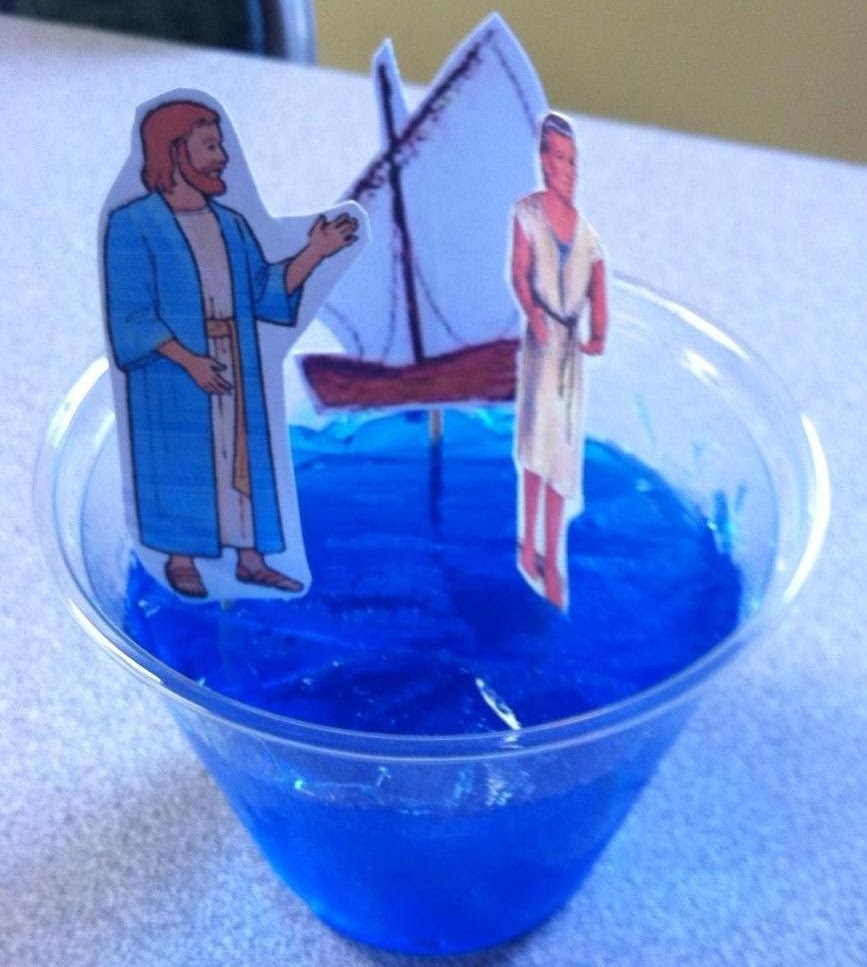 Bible fun for kids jesus walks on water