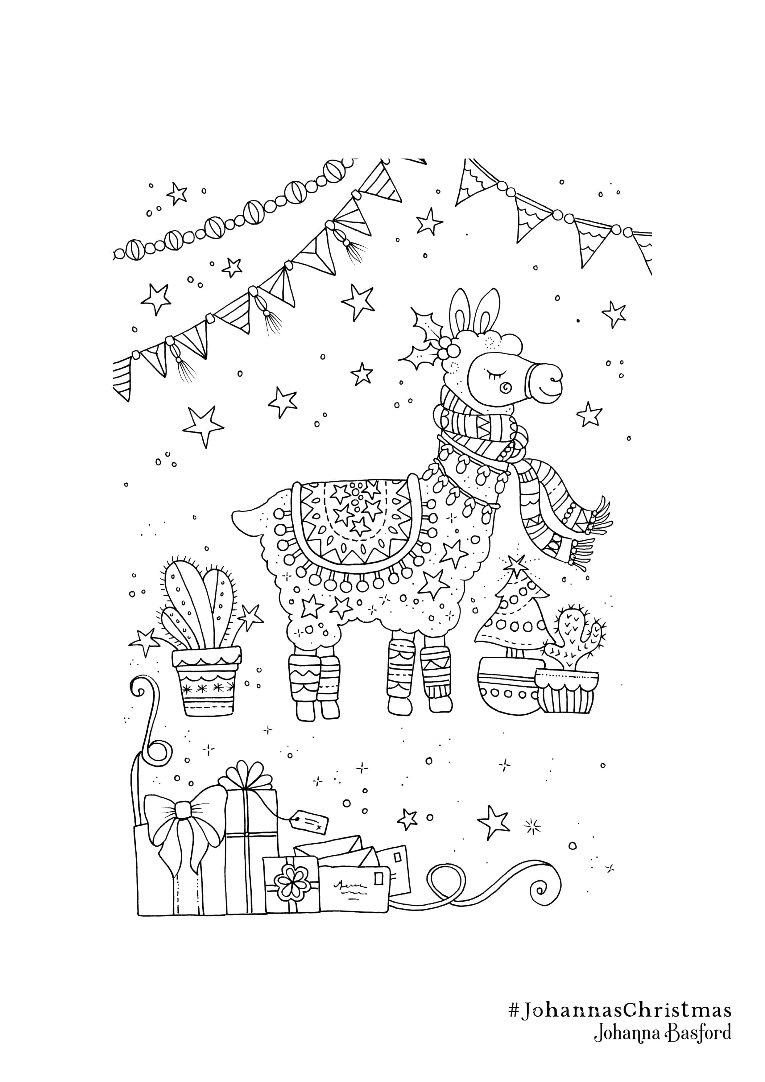 Christmas colouring downloads
