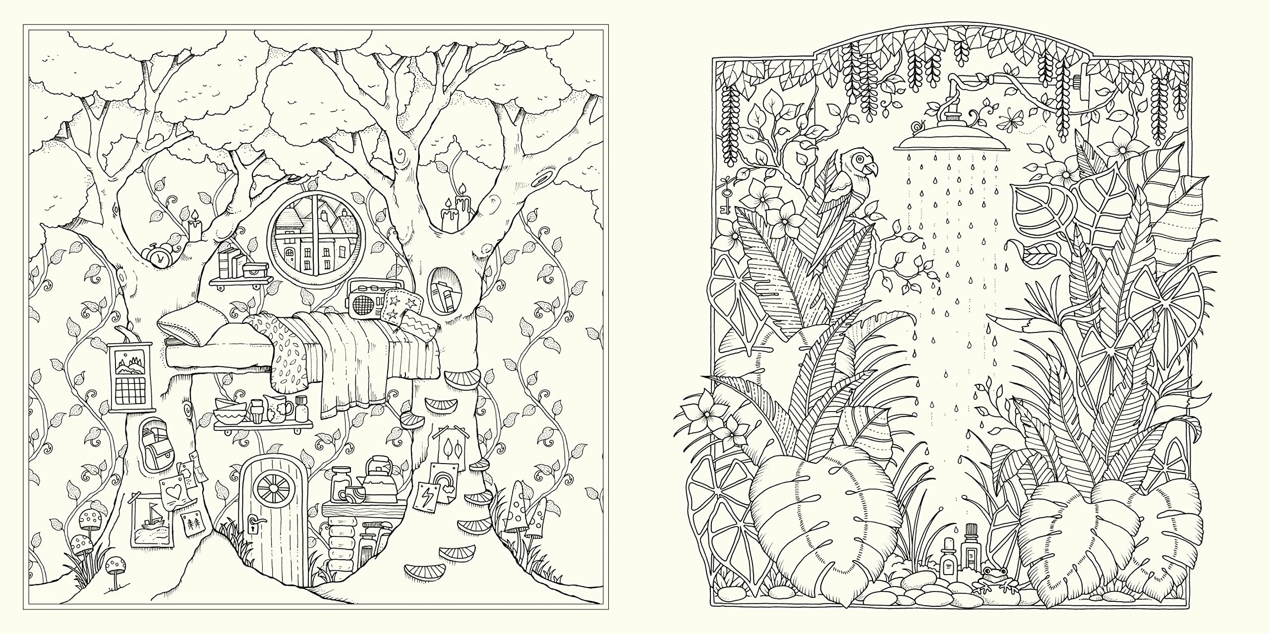 Rooms of wonder by johanna basford step inside this magical colouring book