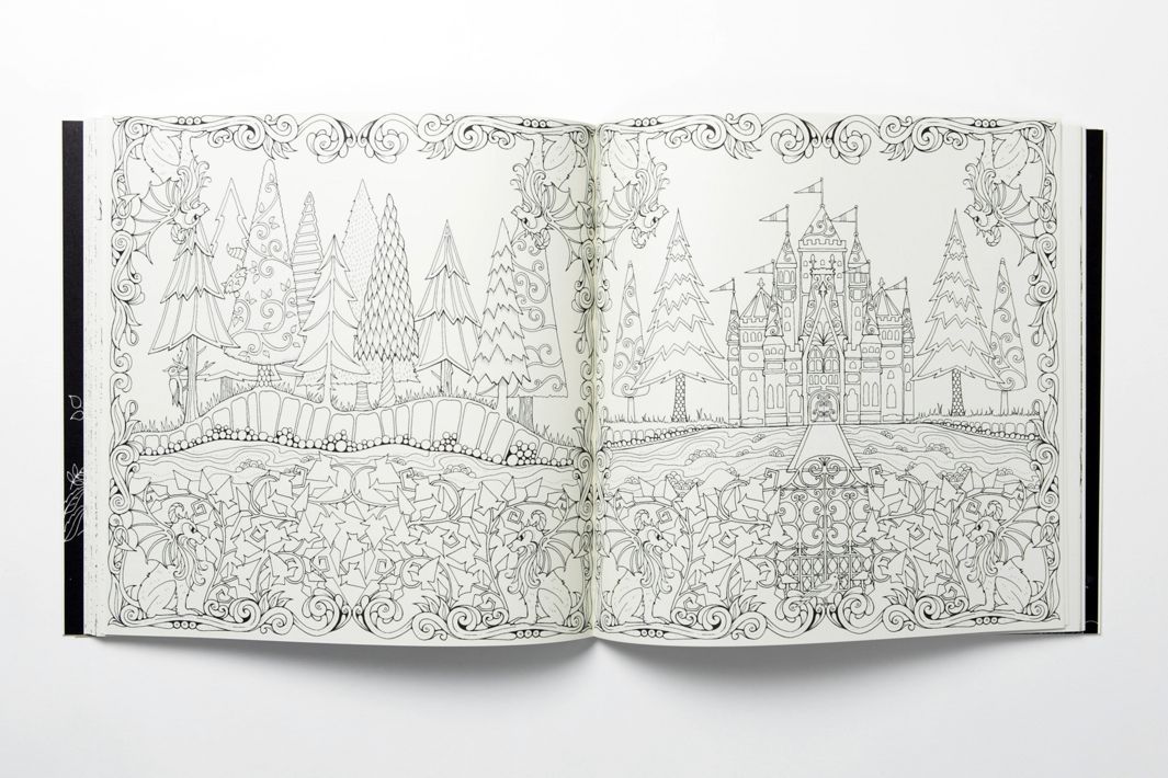 Johanna basford enchanted forest secret garden addictive coloring books for grown