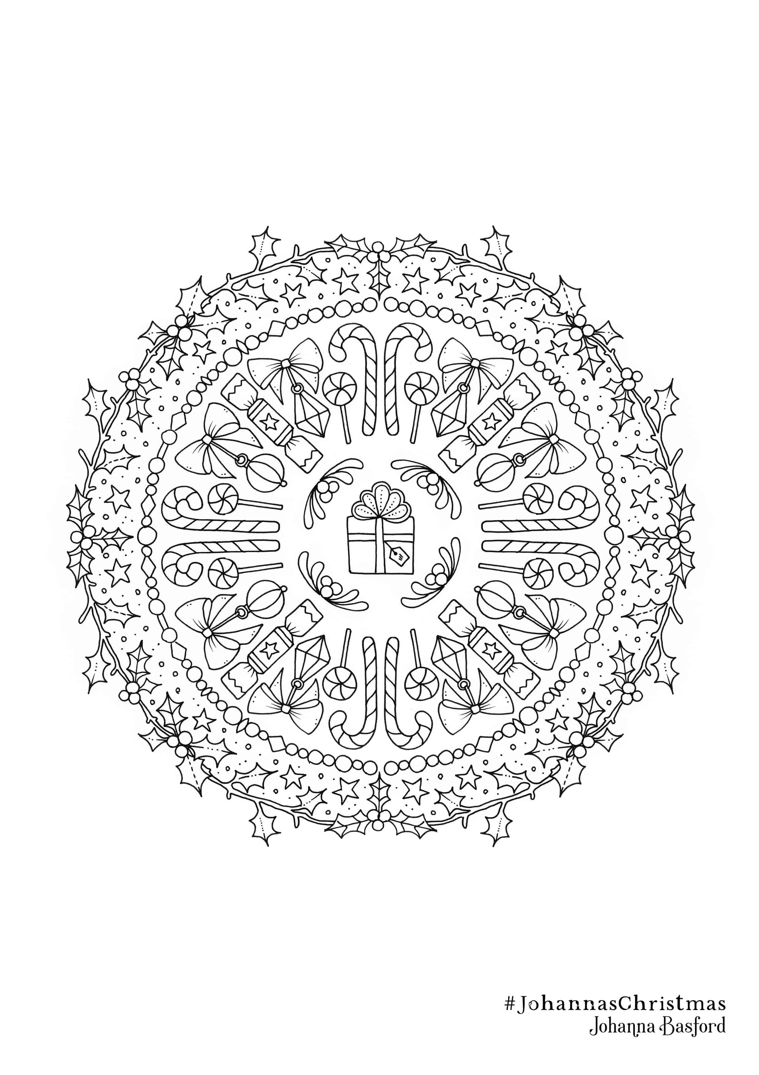Christmas colouring downloads