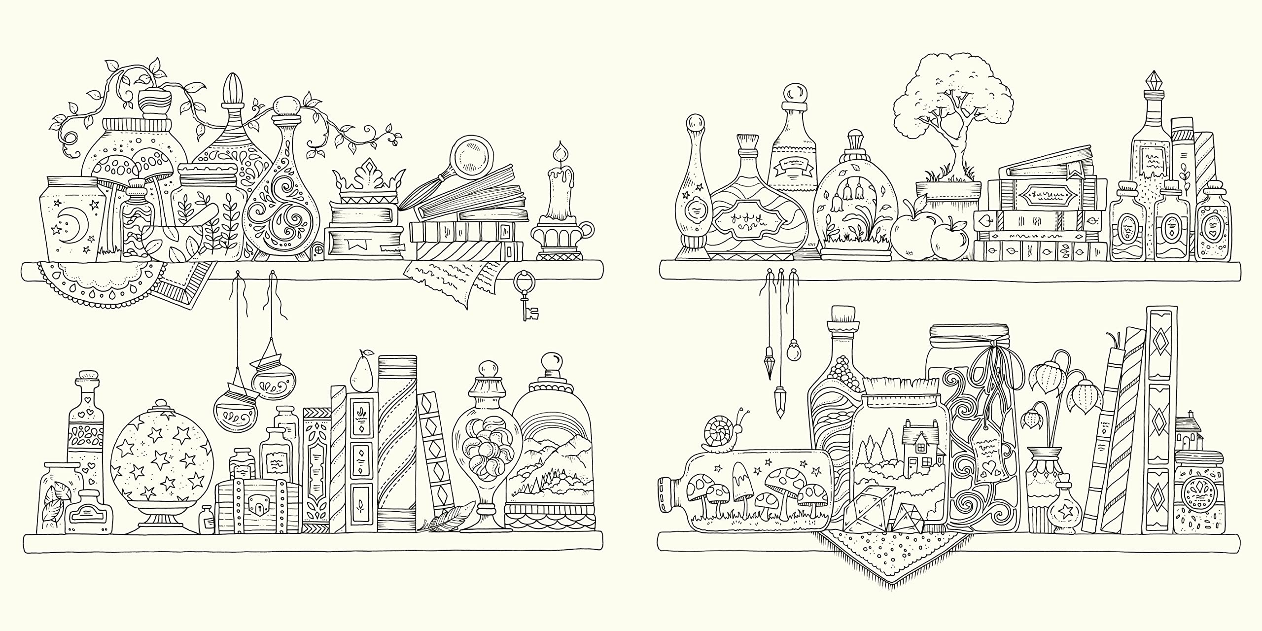 Rooms of wonder by johanna basford step inside this magical colouring book