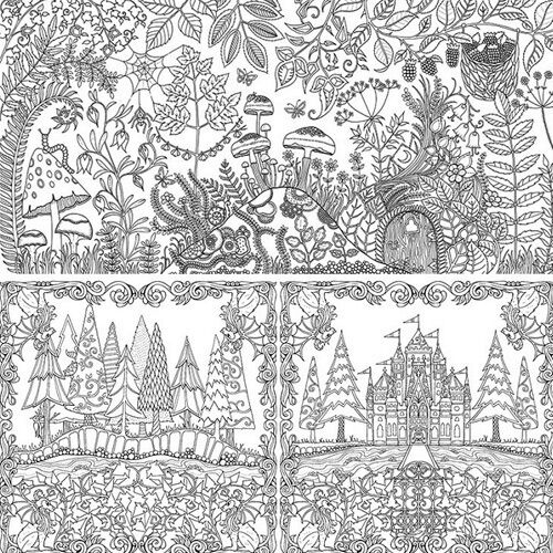 Beautiful coloring book enchanted forest johanna basford young adult anti