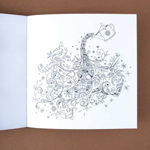 Miniature secret garden coloring book â