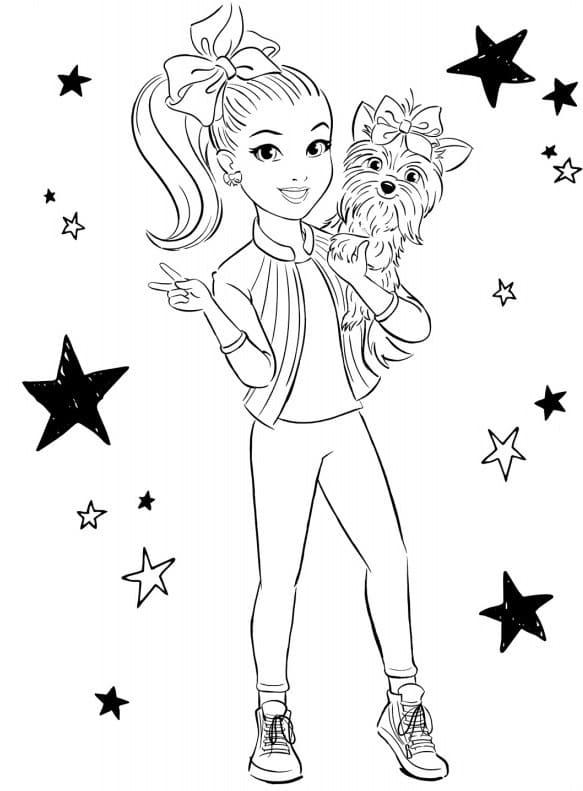 Jojo siwa coloring pages by coloringpageswk on