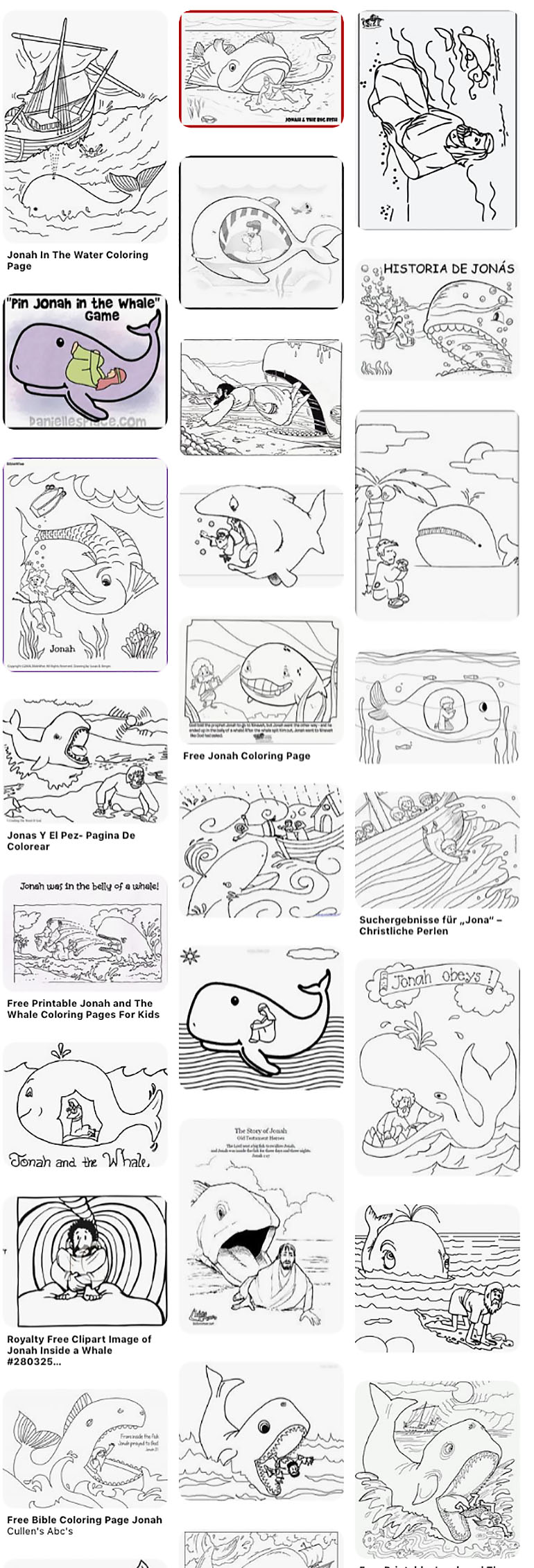Jonah and the whale