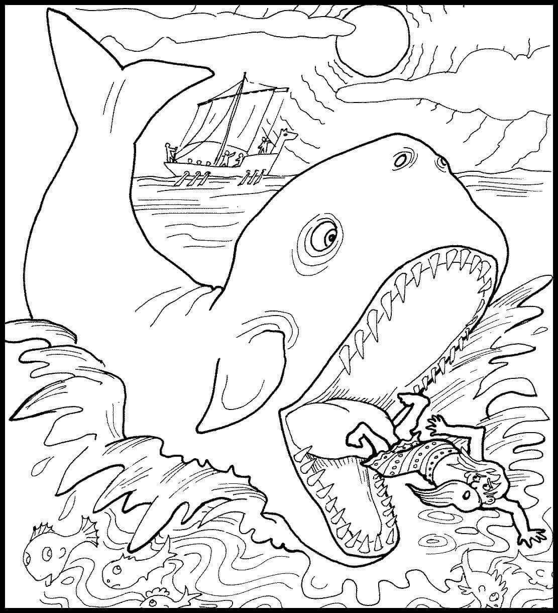 Miranda on x new post free jonah and the whale coloring page printable for kids has been published on new hd wallpapers