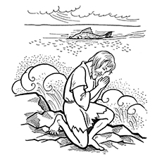 Best free printable jonah and the whale coloring pages
