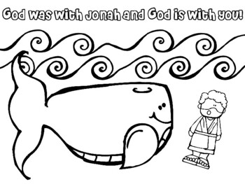 Jonah and the whale coloring pages by jannysue tpt