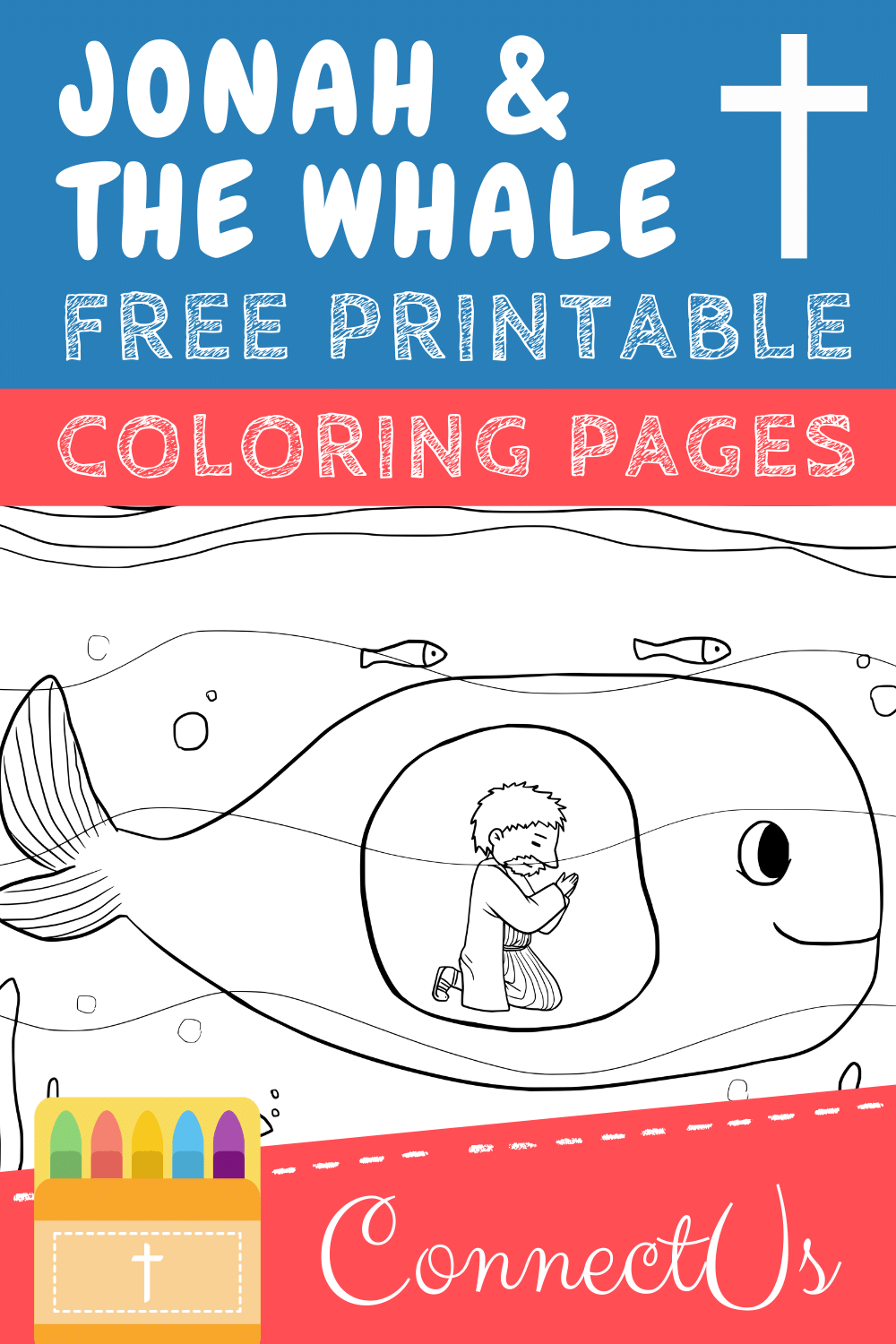 Free printable jonah and the whale coloring pages â connectus