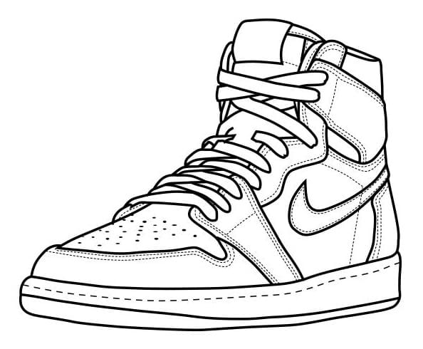 Sneaker jordan fãrbung seite