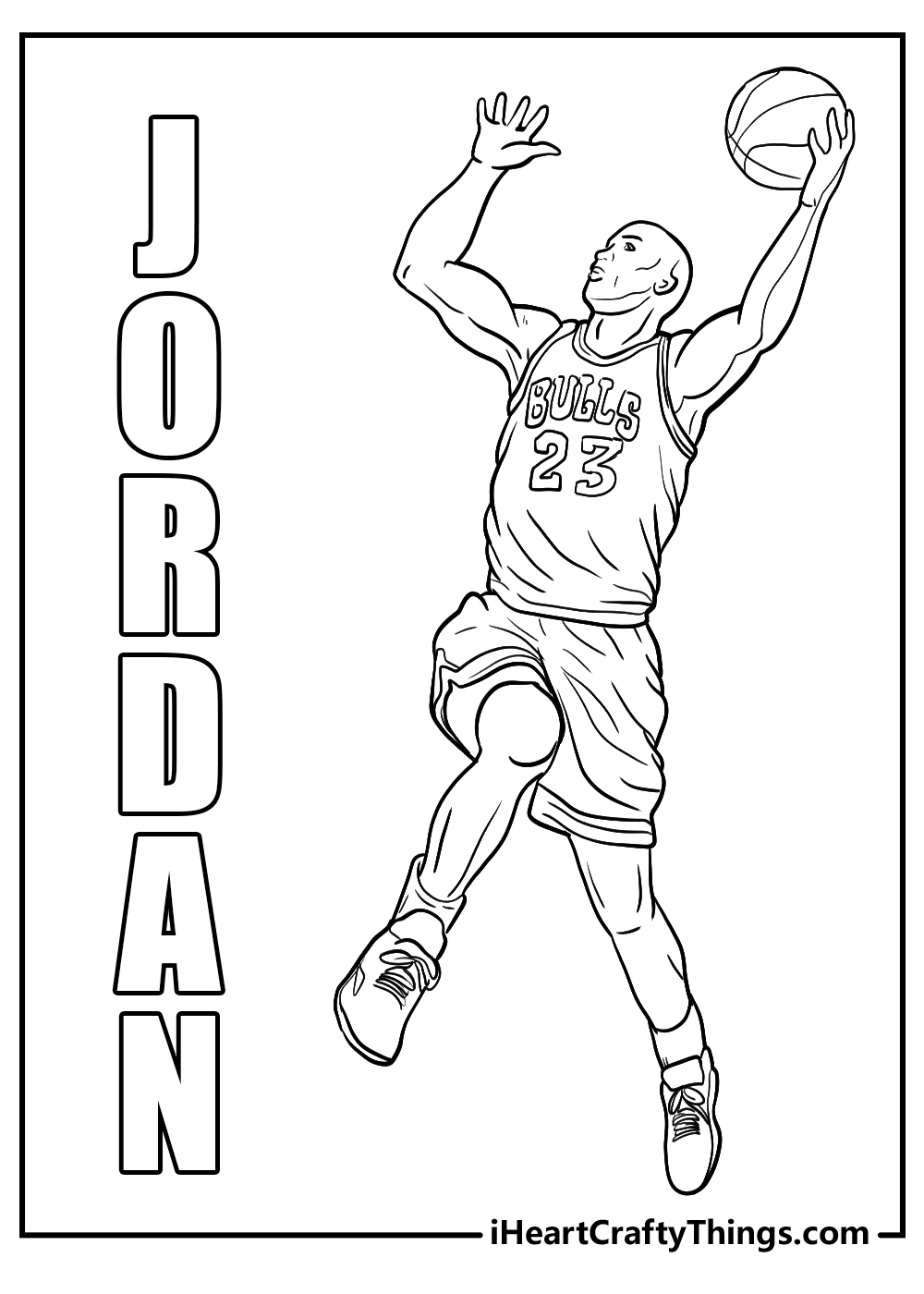 Printable jordan coloring pages updated